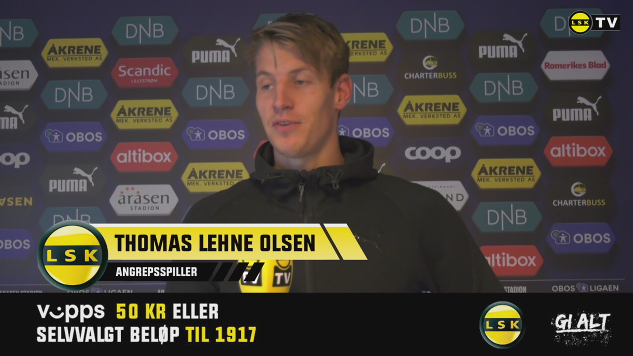 Lehne Olsen før Tromsø og sofakamprekord.mp4